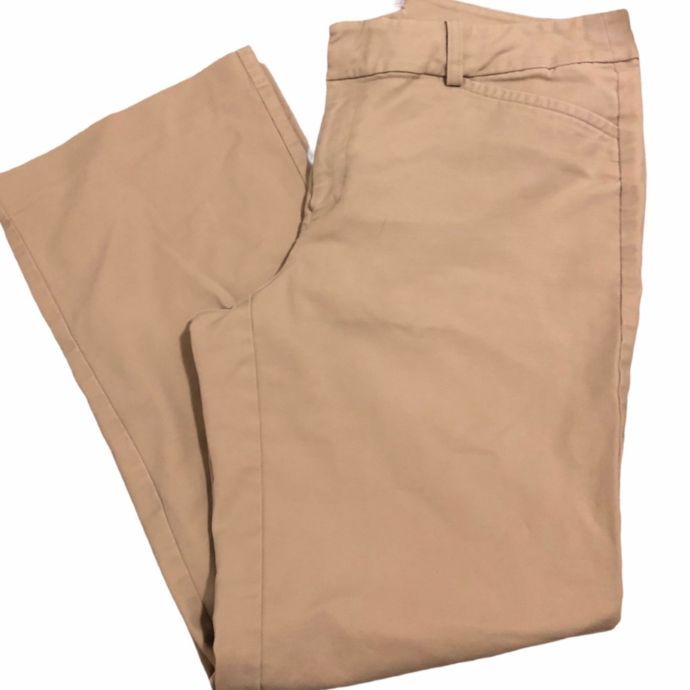 Merona Khaki Stretch Dress Pants Tan Size 14
